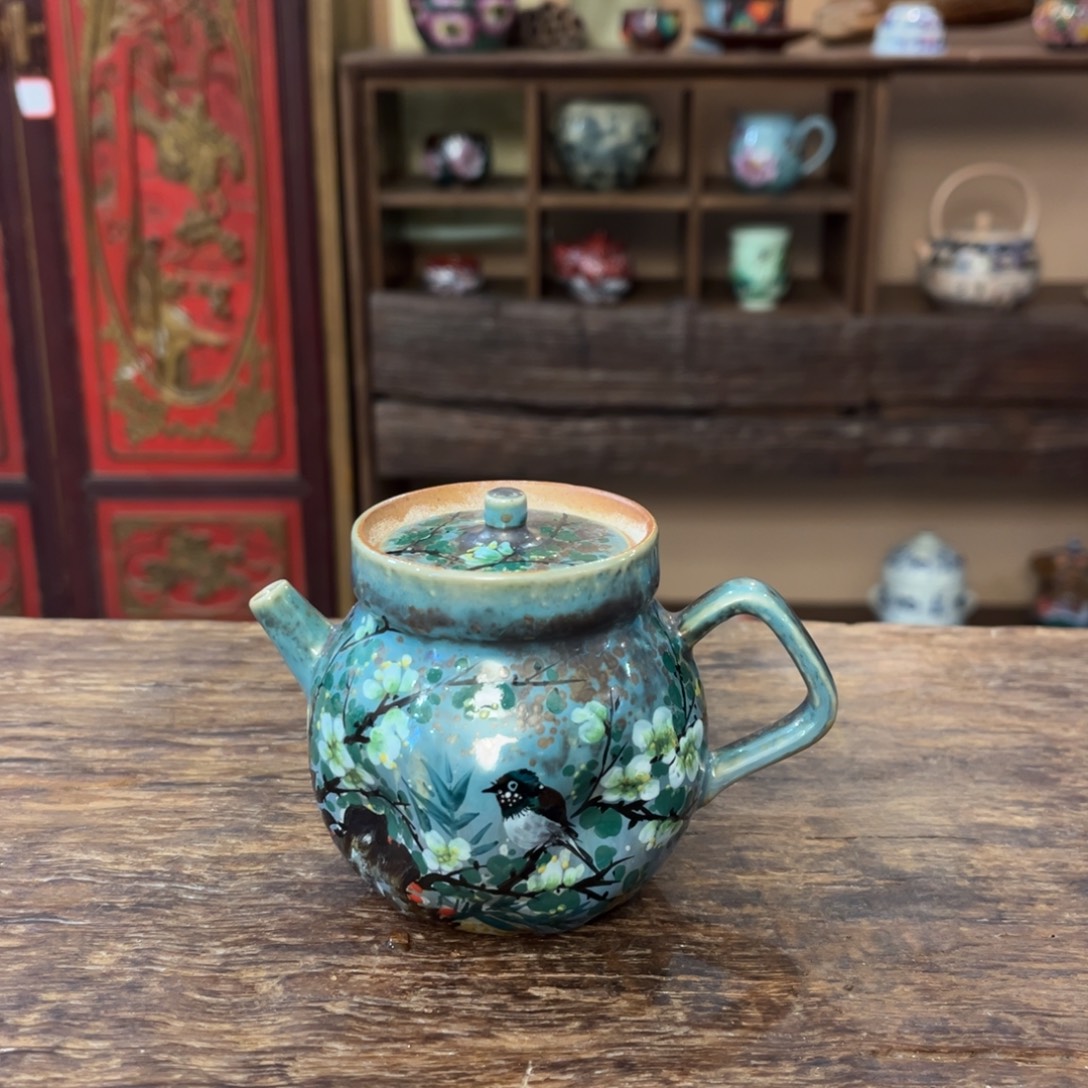 柴烧手工手绘陶瓷