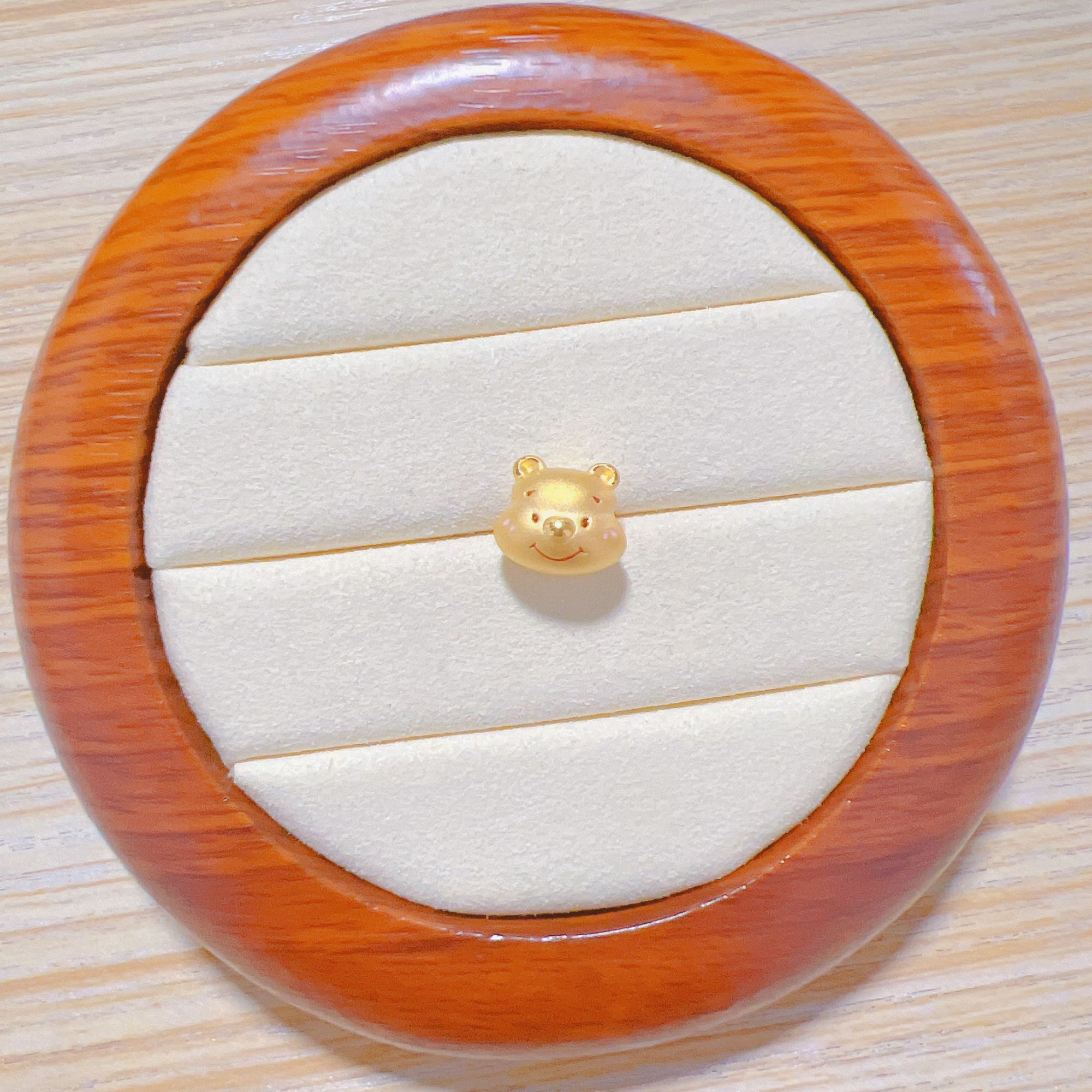 足金999足金维尼熊手串