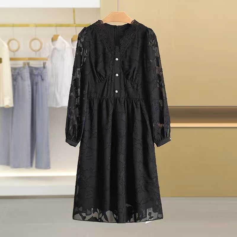 NN882-时尚女装设计感连衣裙显瘦休闲百搭气质百搭