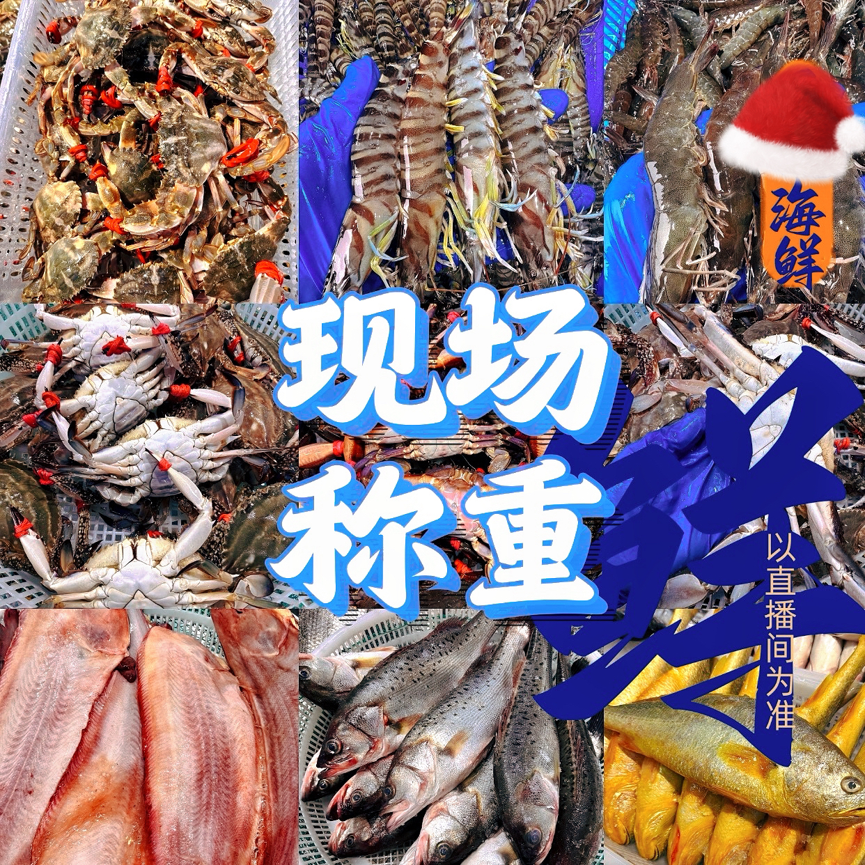 海鲜礼包 现场称重改价 【保鲜不保活】