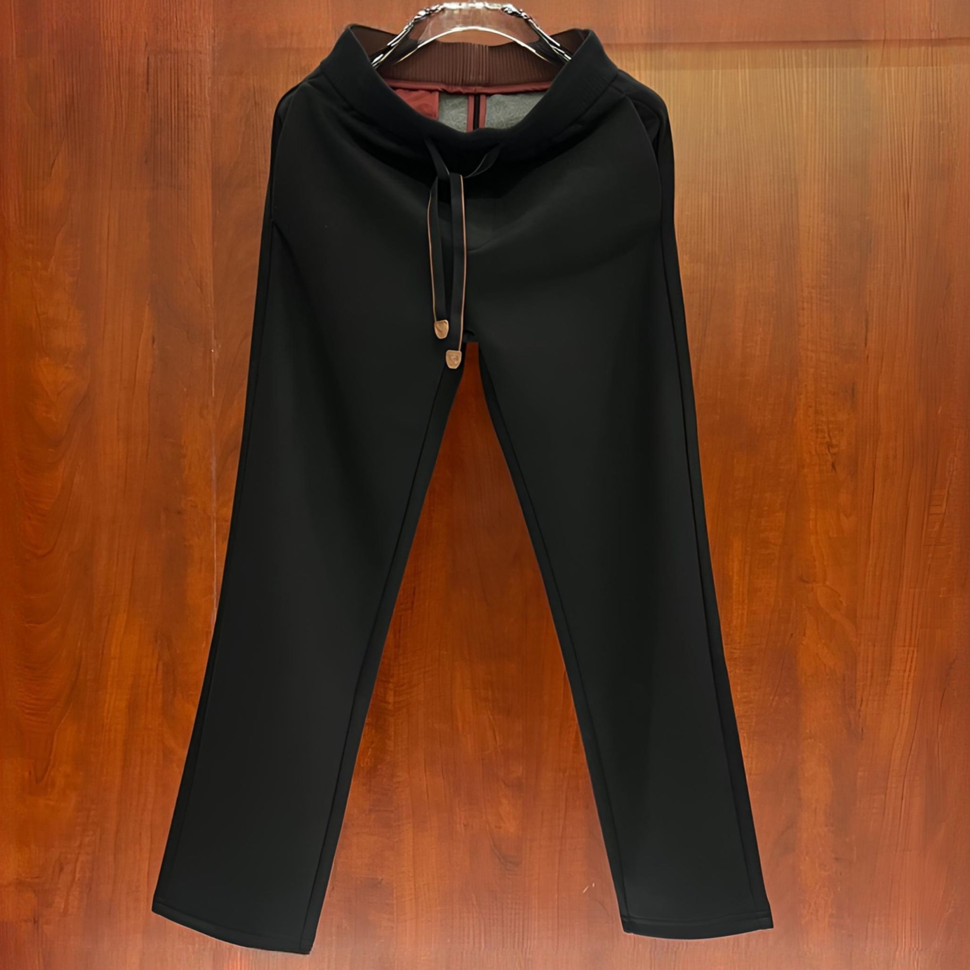 【K9616】秋冬新款高奢极简风长裤高弹休闲裤直筒百搭设计师简约