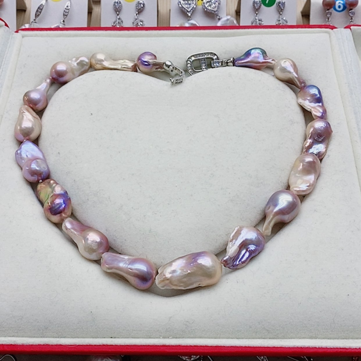 【闪购商品】淡水珍珠耳饰9K金镶嵌秋*