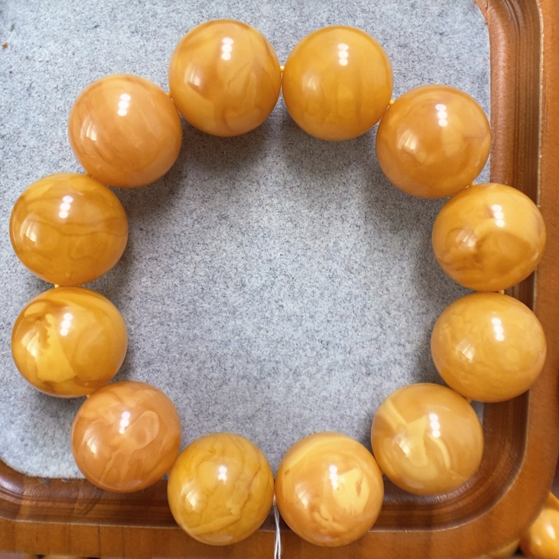 蜜蜡手串未镶嵌蜜蜡手串