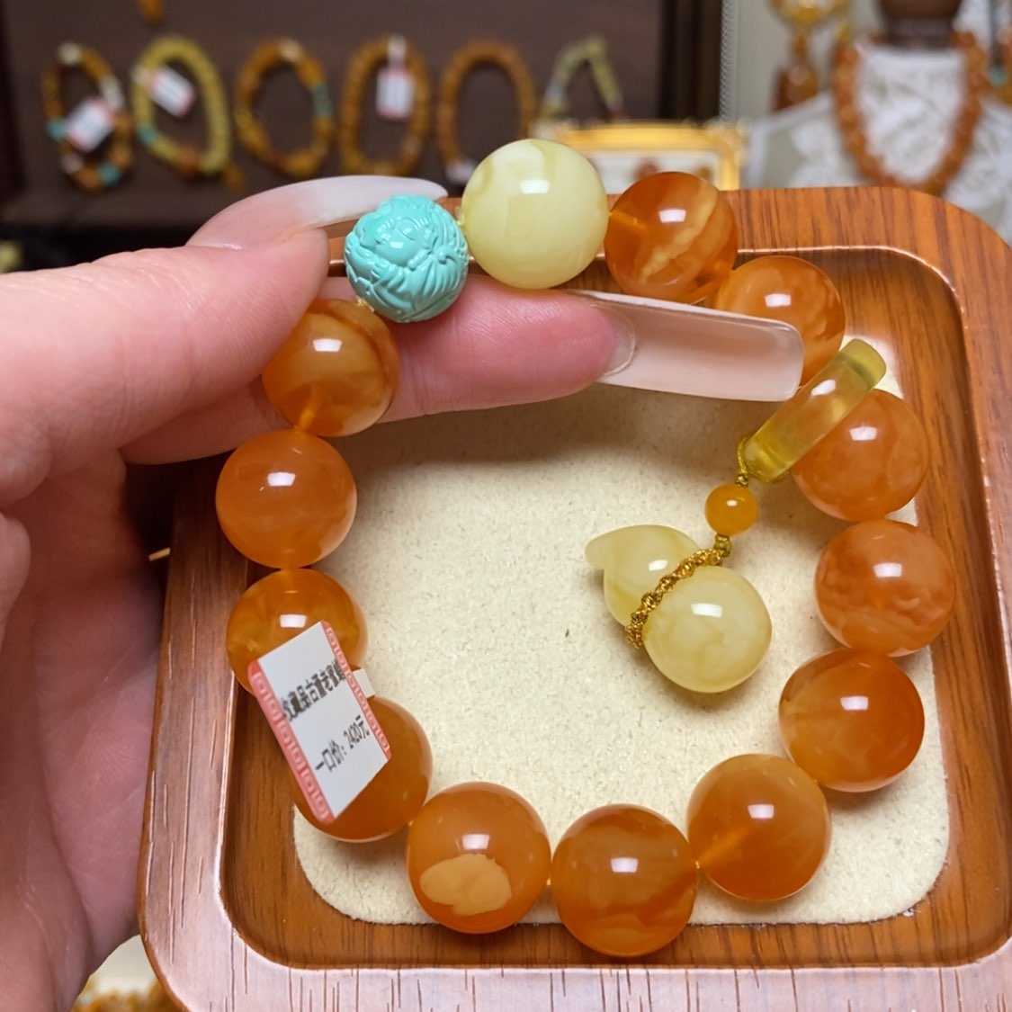 【闪购商品】手链蜜蜡未镶嵌手串