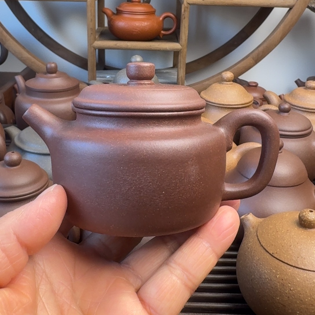 茶壶紫砂150cc德钟微瑕特价处理