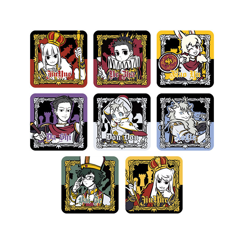 正版非人哉花神八周年九周年系列马口铁徽章动漫周边徽章合集