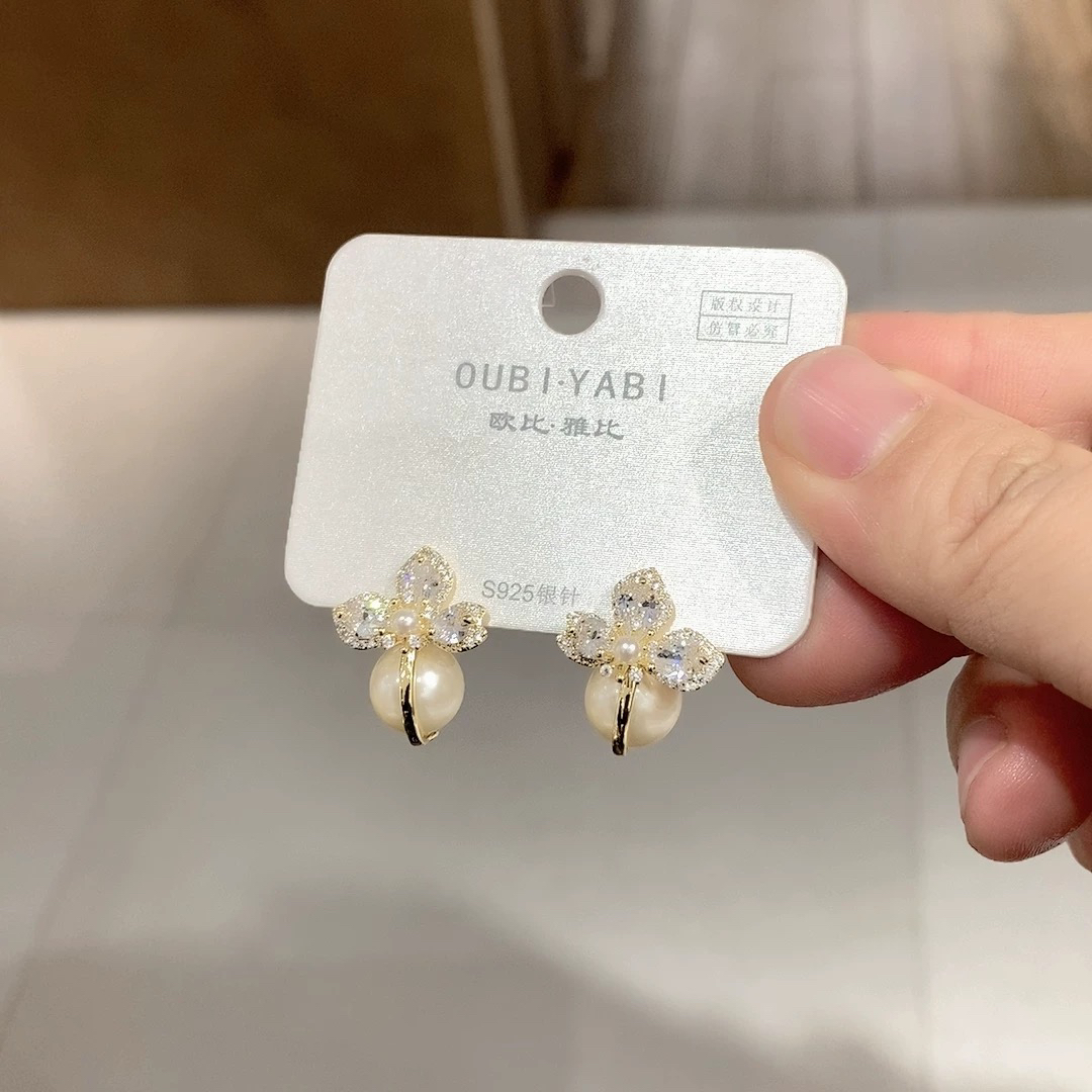 925银耳饰 14203 欧比雅比品牌新款s925银针耳环