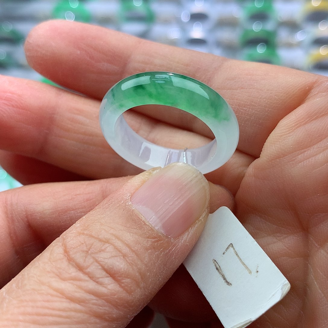 翡翠戒指未镶嵌17号