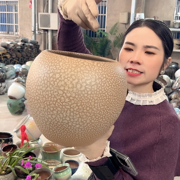 正品口19高23花盆……