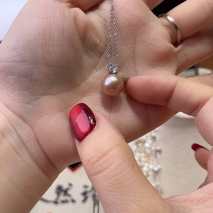 合金颈饰淡水珍珠
