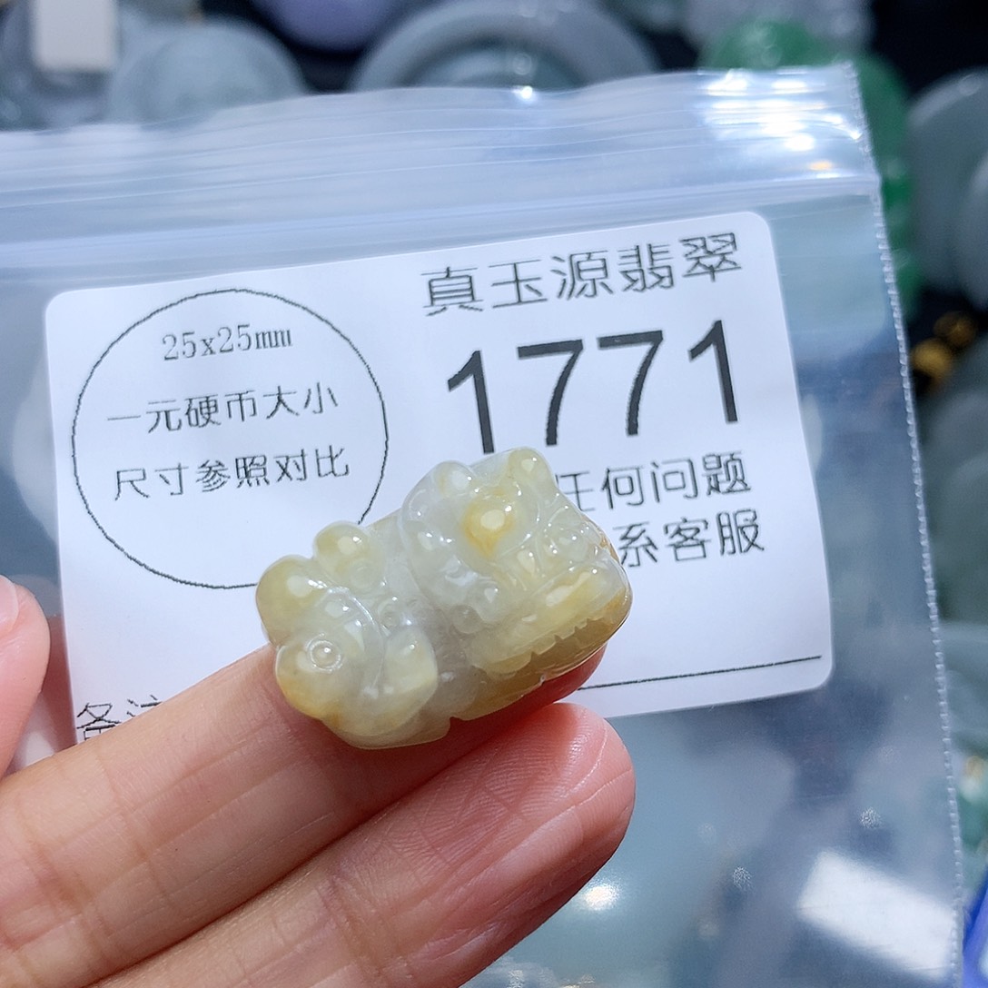 翡翠颈饰未镶嵌1771。