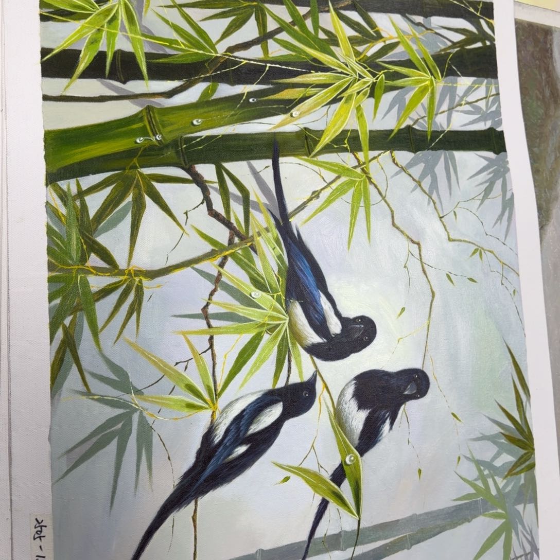 油画我的小可爱小可爱们