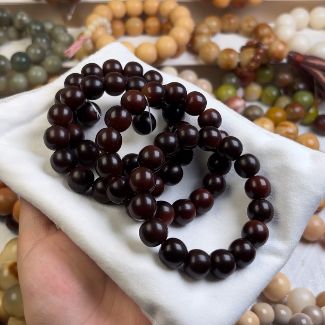 菩提根/象牙果手串卡14干磨红烧肉任选