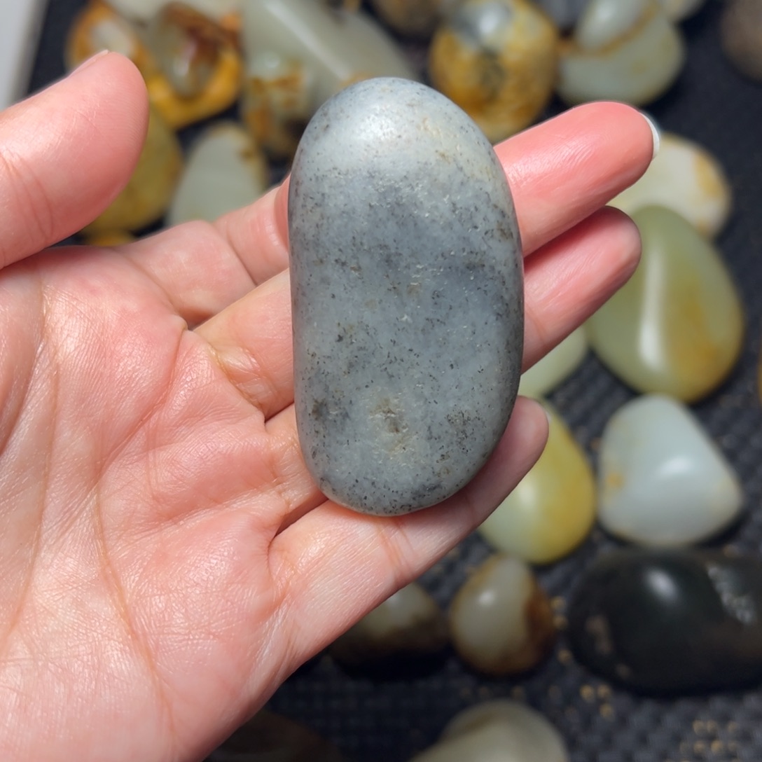 和田玉未镶嵌挂件A34