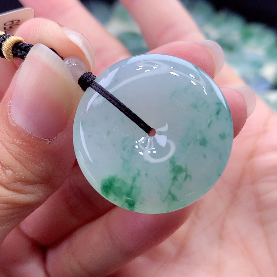 颈饰未镶嵌翡翠编号23尺寸29.4-5.8