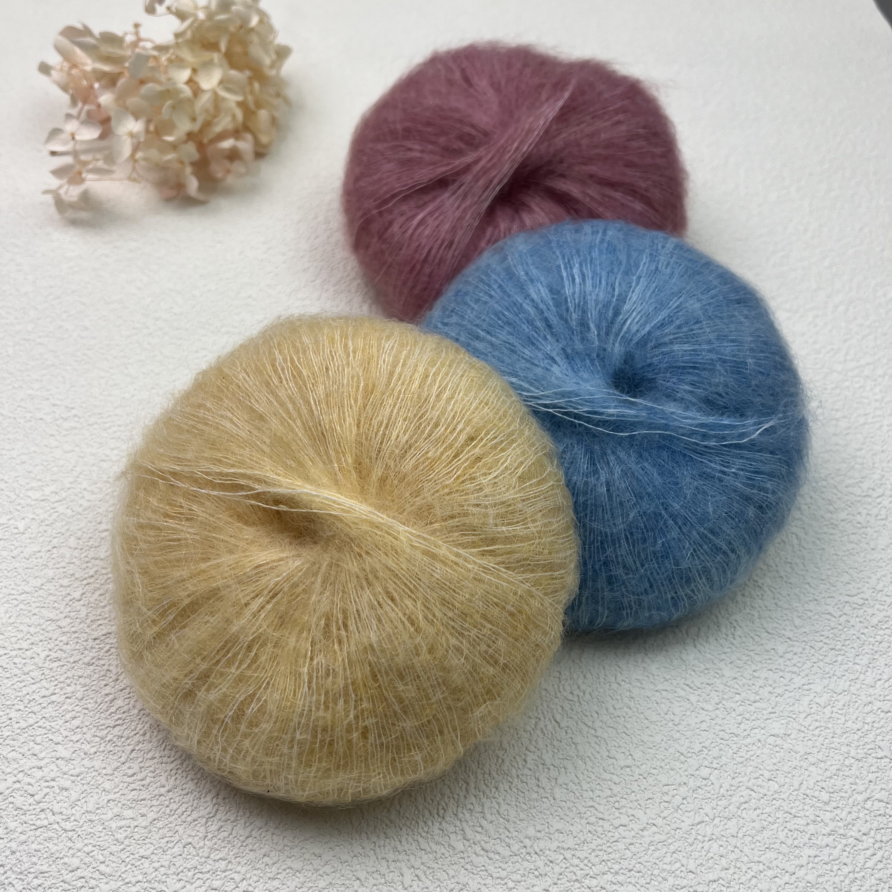 羊驼马海毛 细支diy手工编织线毛衣披肩棒针线钩针线