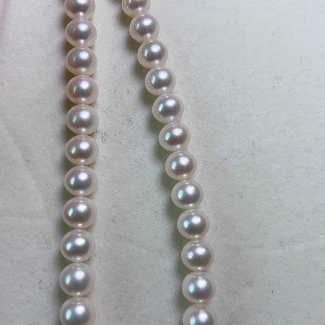 淡水珍珠颈饰银S925镶嵌9-10淡水珍珠