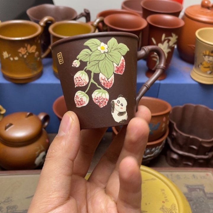 紫砂茶杯紫砂主人杯