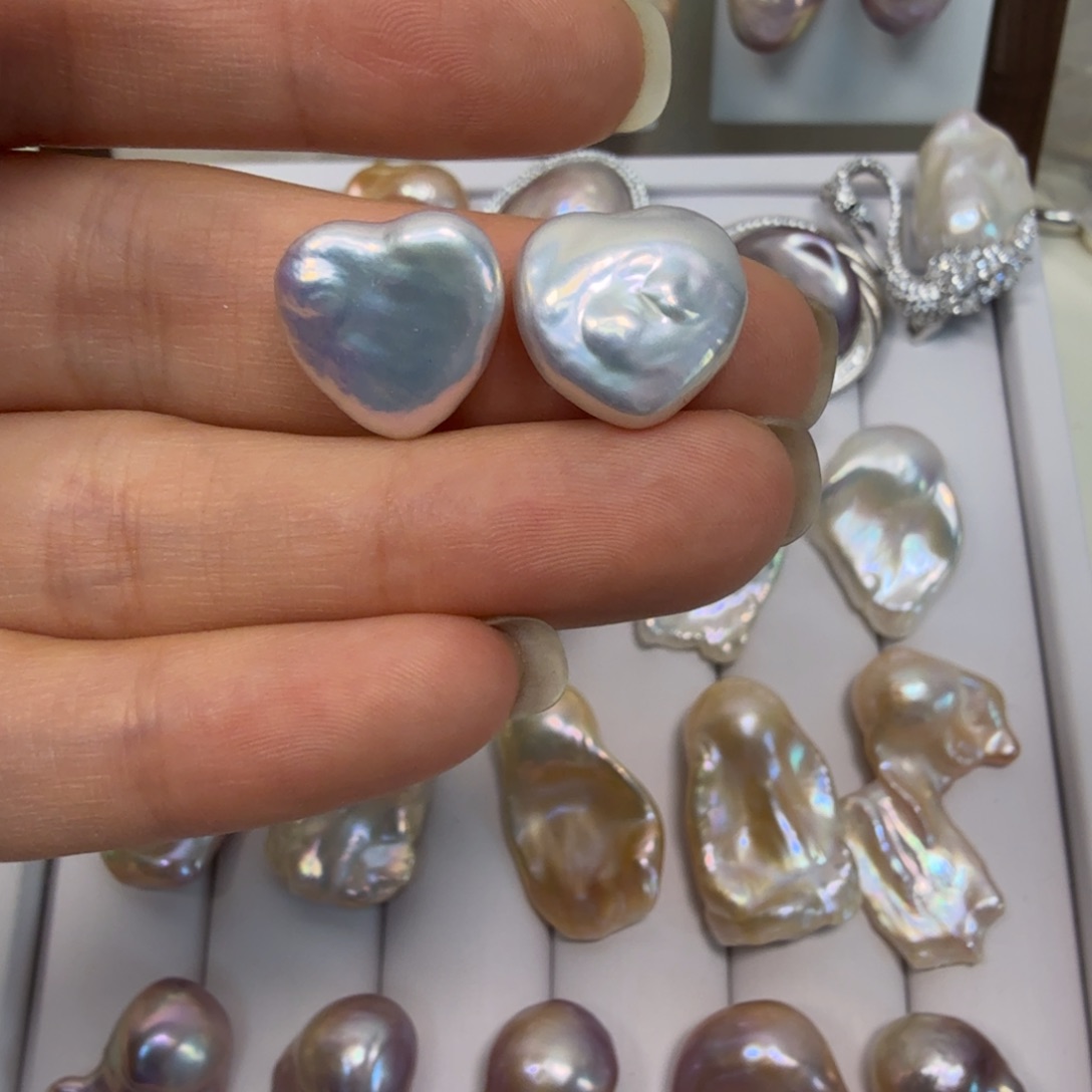 淡水珍珠颈饰银S925镶嵌