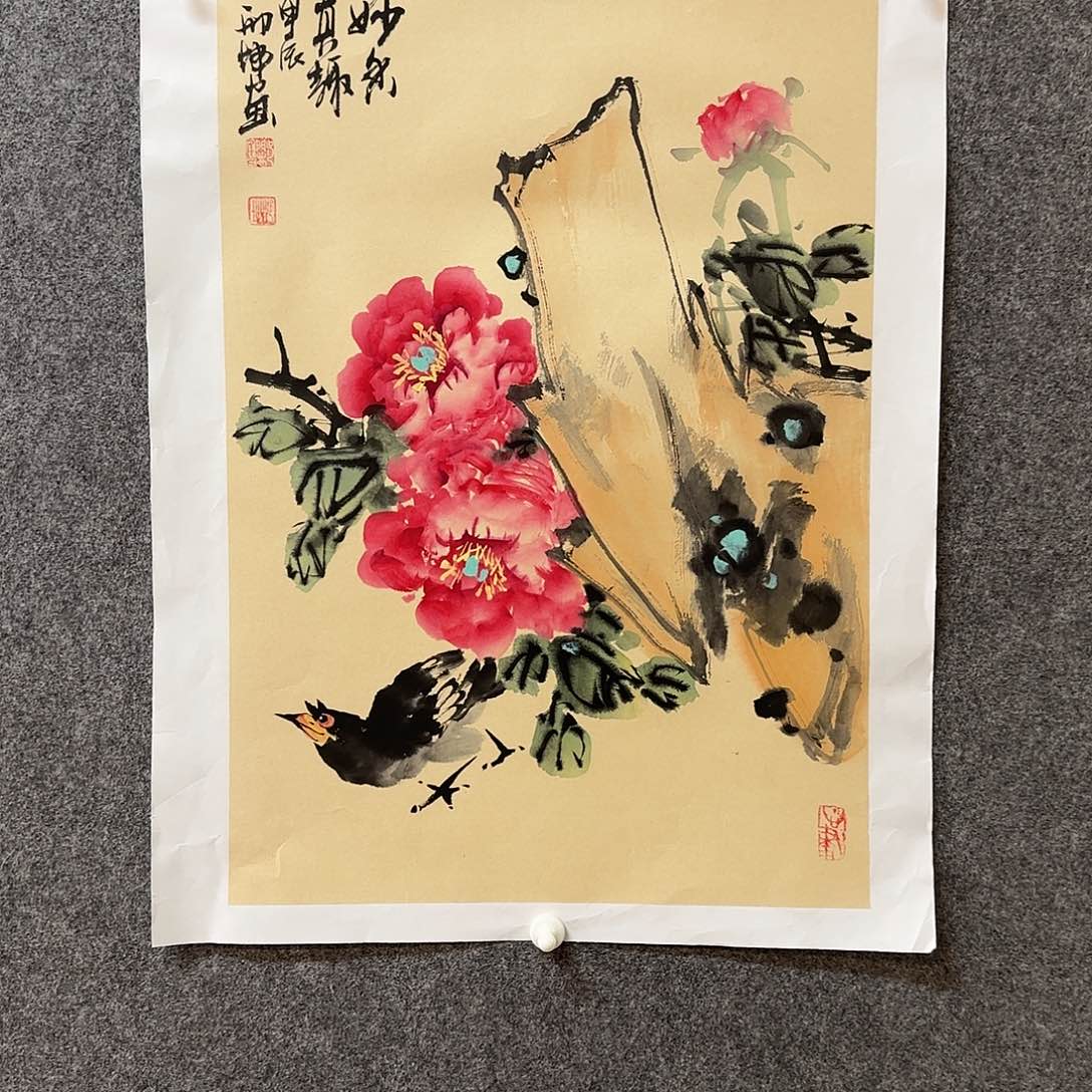 国画邢坤老师手绘作品