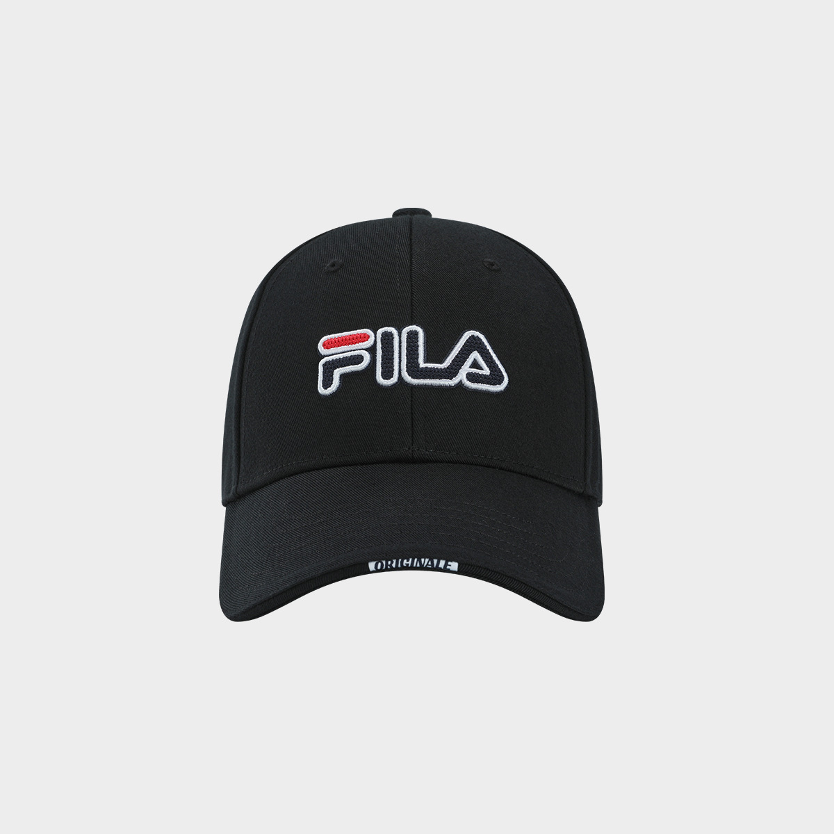 Fila/斐乐【棒球帽】情侣时尚黑色户外百搭刺绣新休闲帽F13U519231F