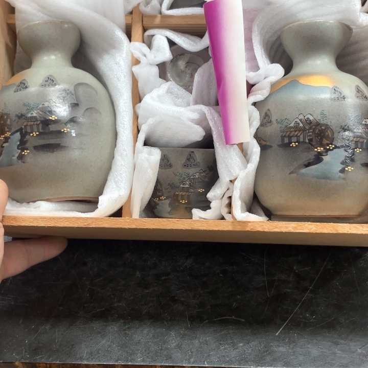 瓷片瓷工艺品摆件