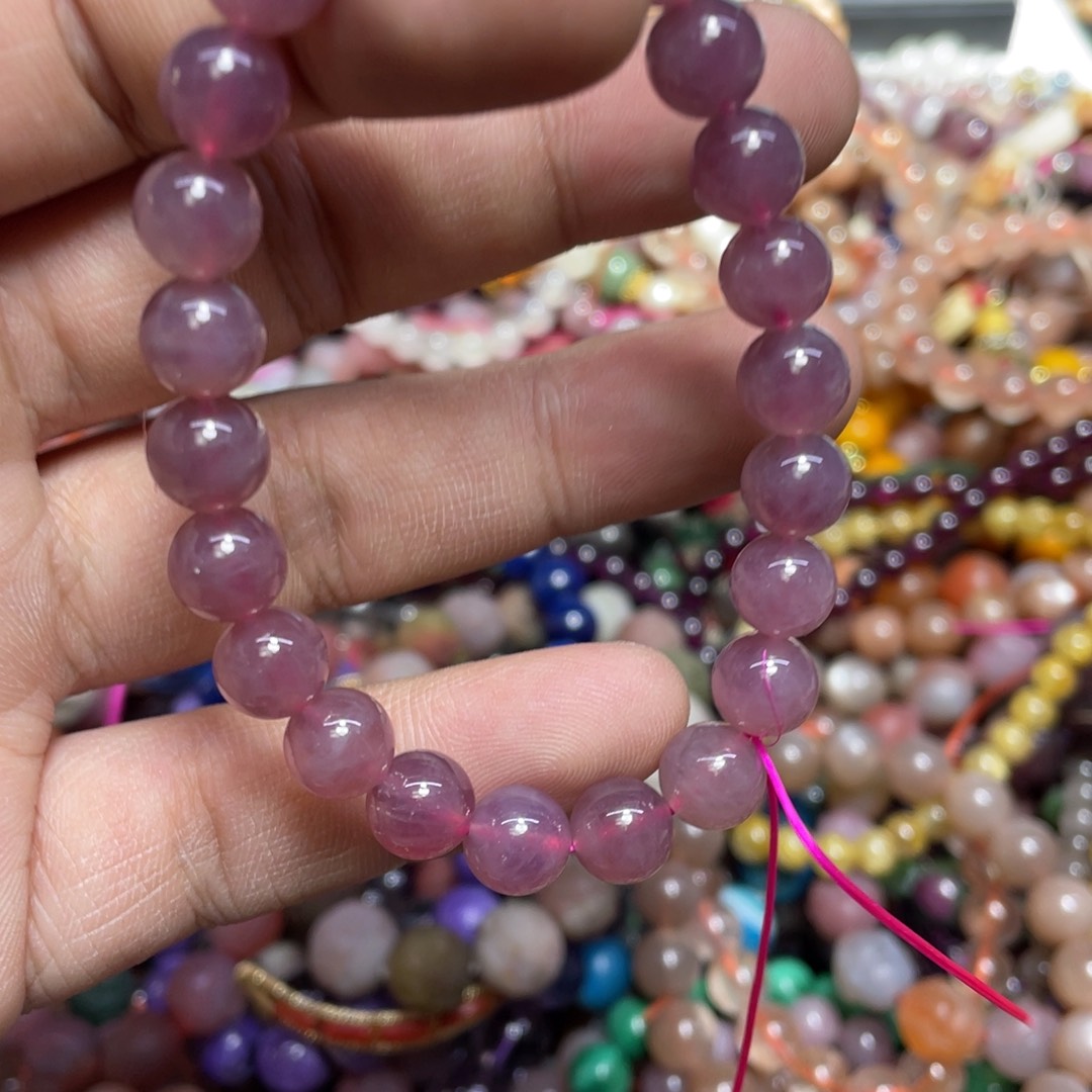 紫晶颈饰银S800镀金镶嵌