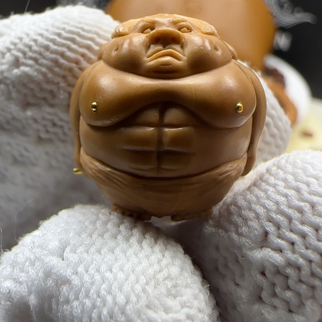 猴头核桃吊坠横岗镶嵌24k