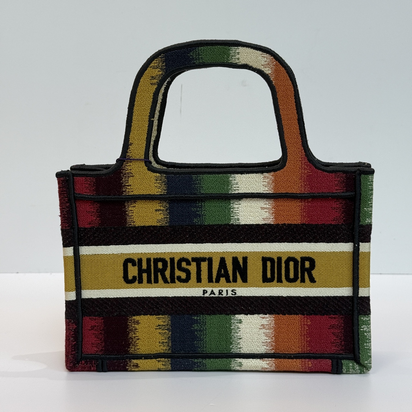 99新 DIOR/迪奥 book tote彩虹色mini托特包 16853