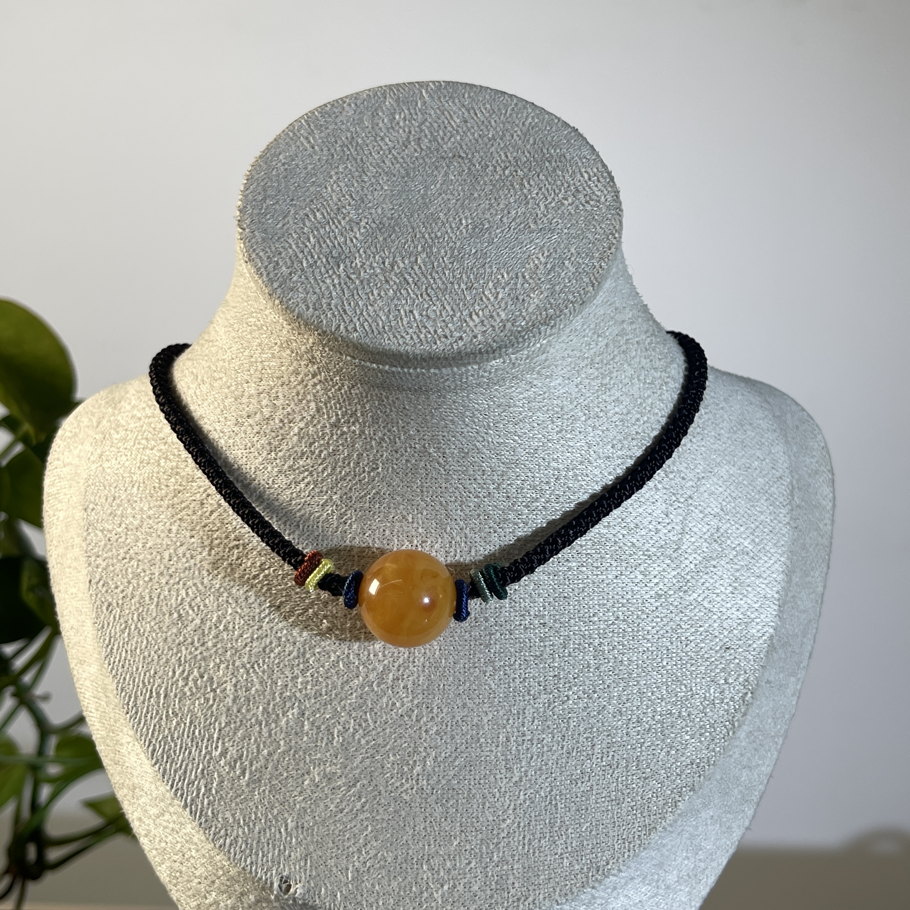 JGA27-27   蜜蜡-单珠吊坠