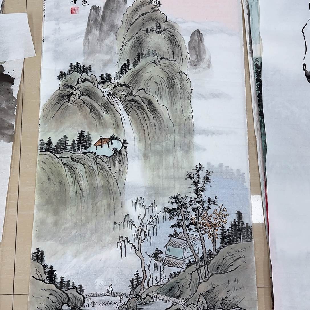 国画国画作品展，国画^_^