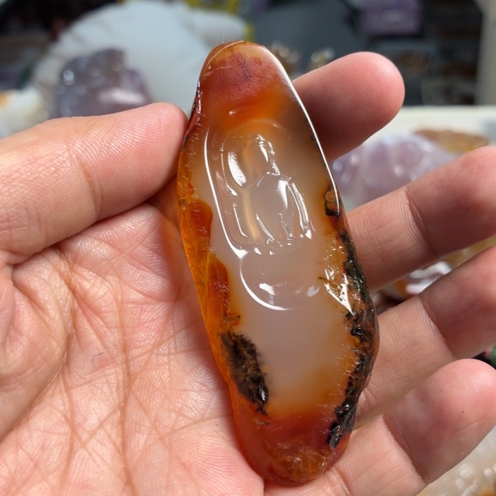 玛瑙/玉髓未镶嵌吊坠(不含链)