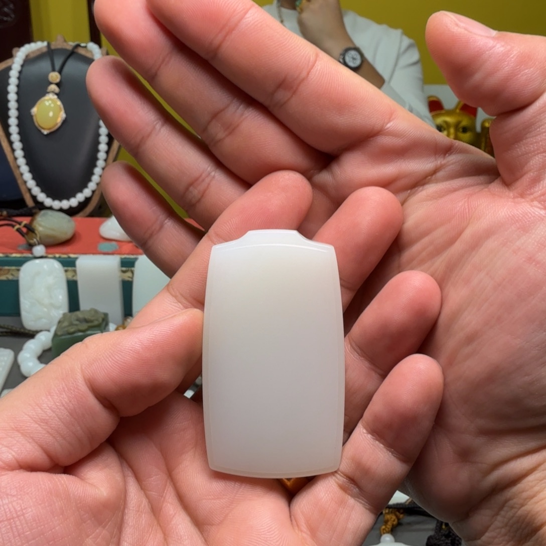 和田玉未镶嵌吊坠(不含链)