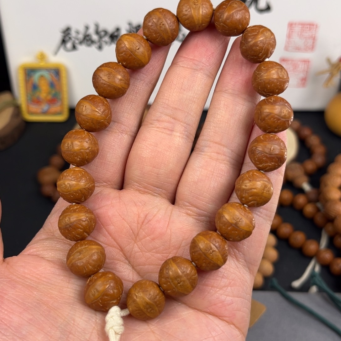 凤眼菩提手串蜡皮手串（自玩）