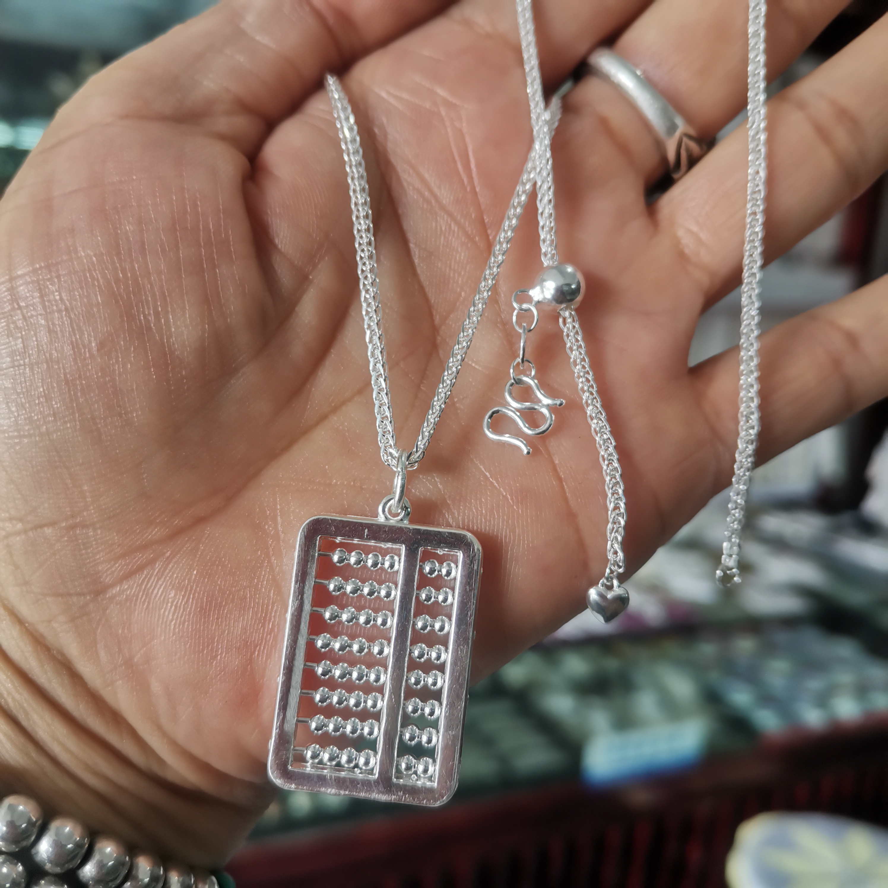 吊坠足银 精品足银项链