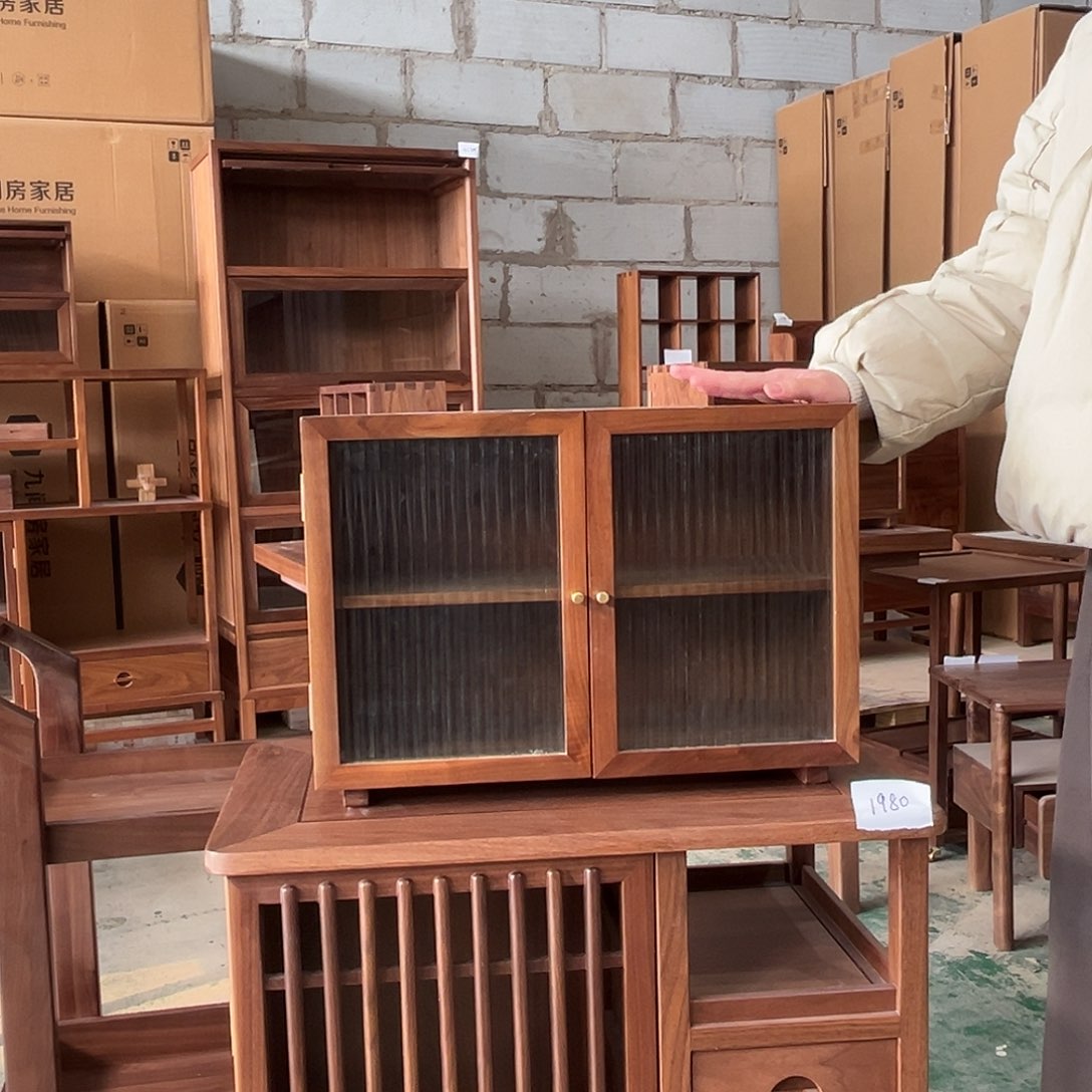 木（非红木类）双门杯柜1号微瑕