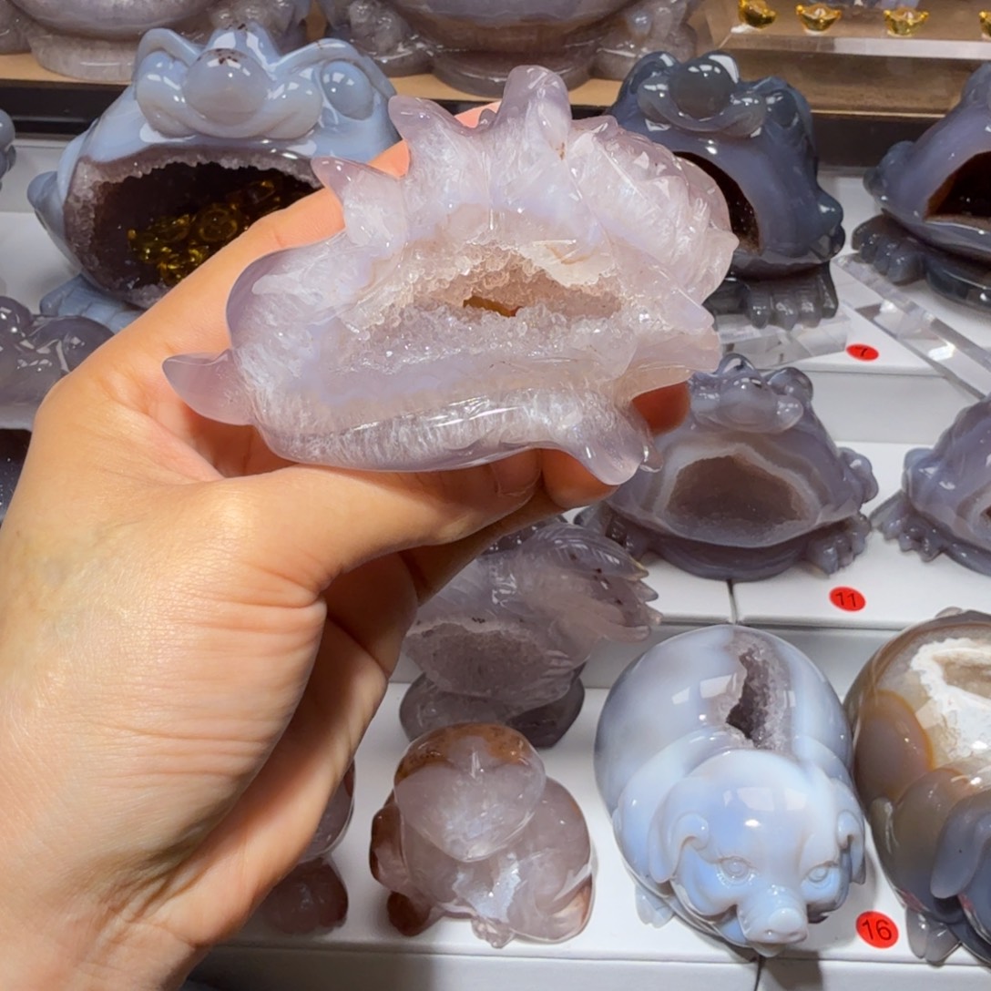 玛瑙/玉髓未镶嵌把件