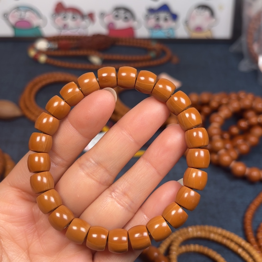 橄榄核把件9.5mm橄榄核中段单圈