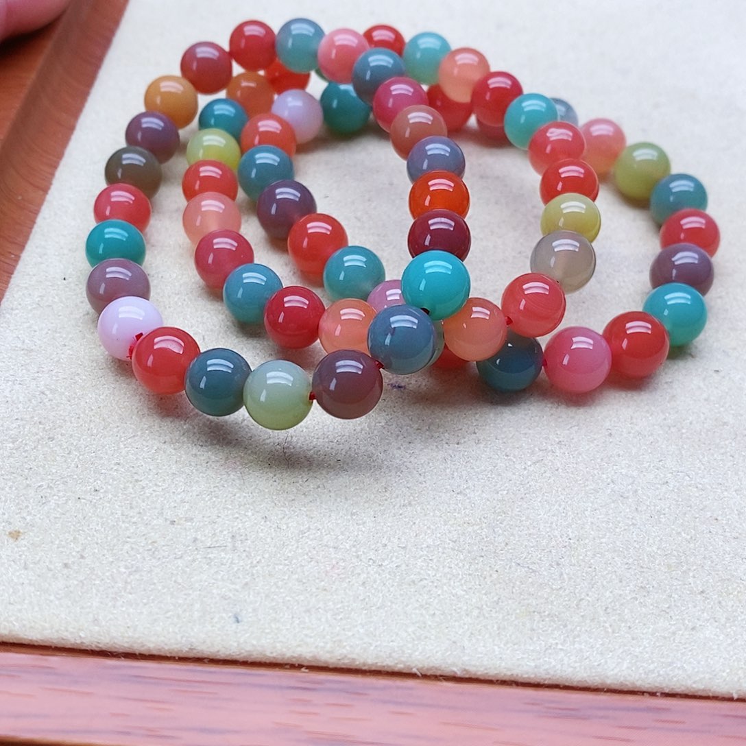 玛瑙手饰未镶嵌盐源008