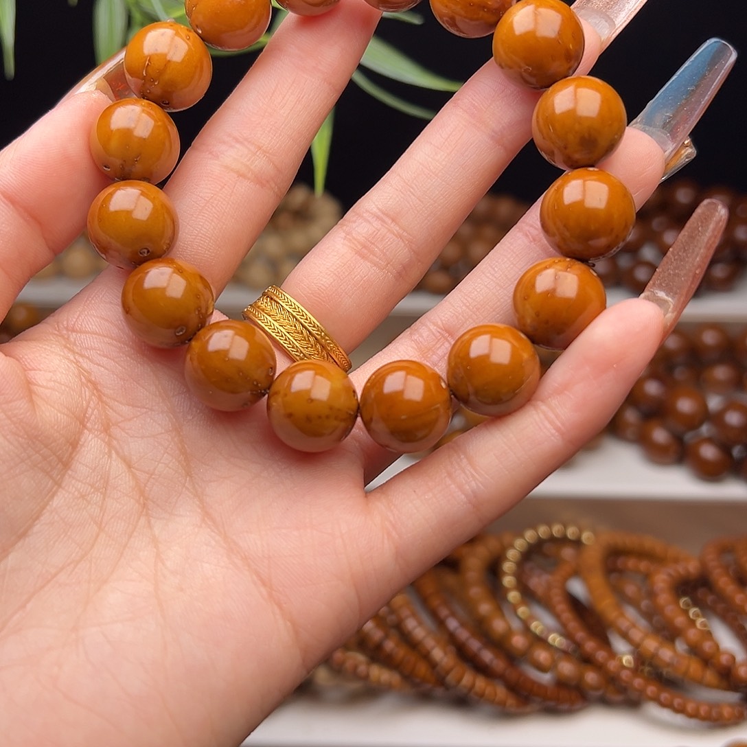 北***象手串紫金鼠14光珠