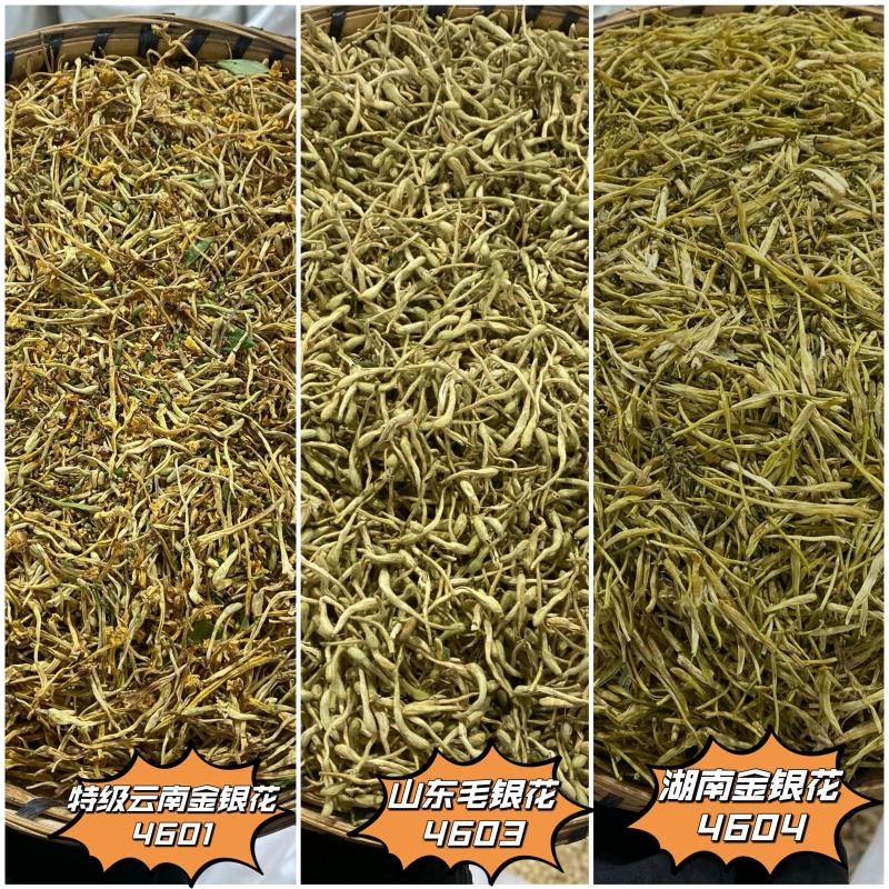 金银花干货中药材 精选云南山银花山东毛银花农家生晒泡水胖大海