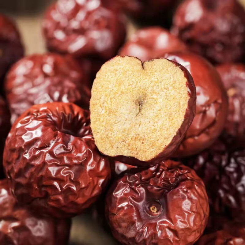 五零团绿糖心吊干大果冬枣核小可即食煮粥泡水无添加健康干货零食