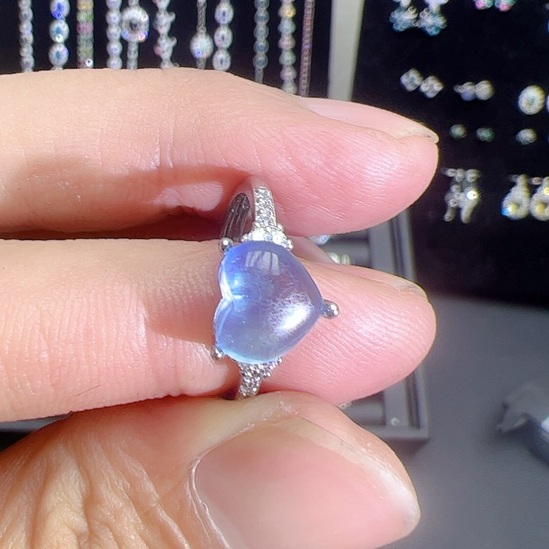 紫晶珠宝半成品银S925镶嵌