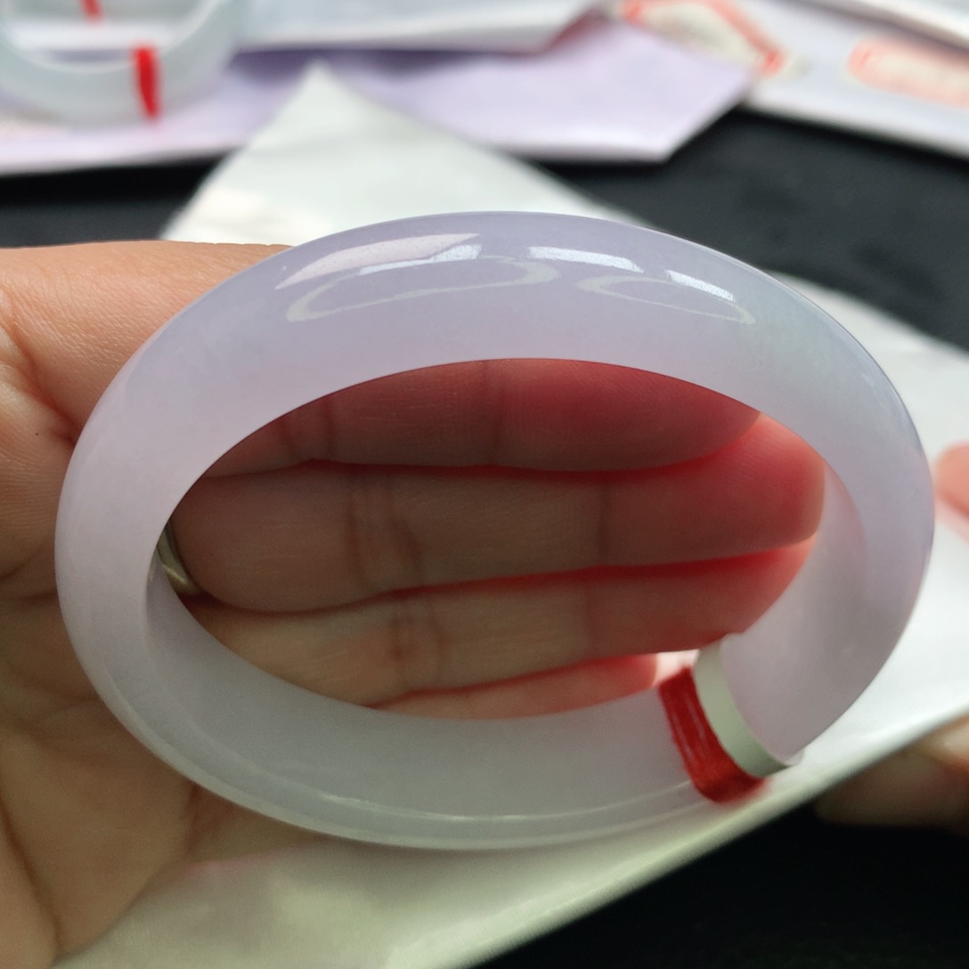 翡翠手镯未镶嵌贵妃57.58