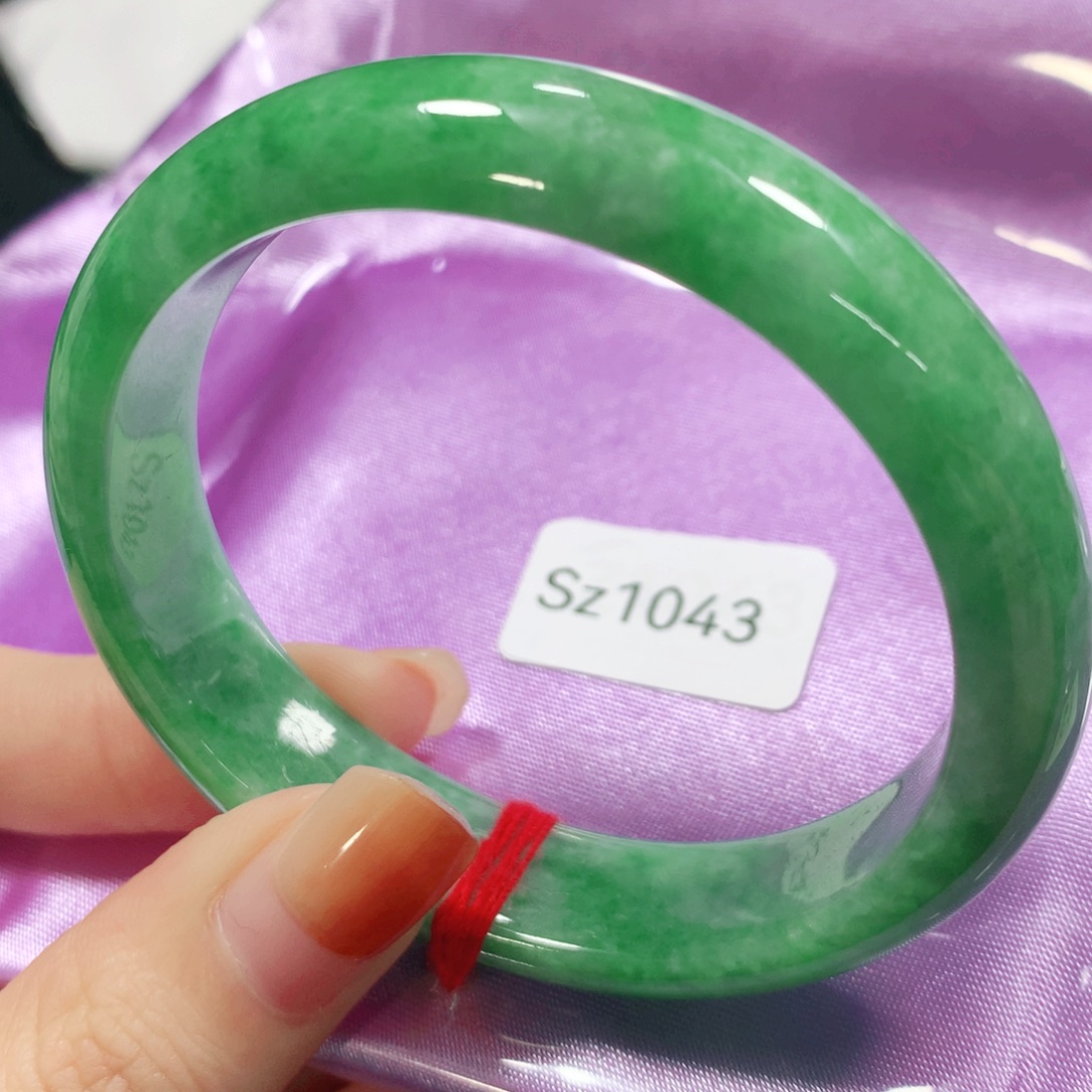 翡翠未镶嵌手镯翡翠手镯 sz1043