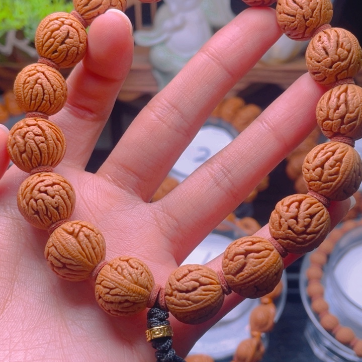 月***牙文玩核桃手串绣球 闪电购买7号车