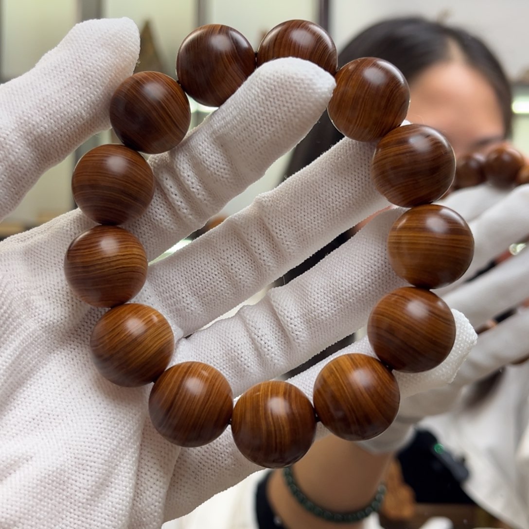 柏木（崖柏）手串/手链沉**默18黑油蚕丝碳化透骨药毕业