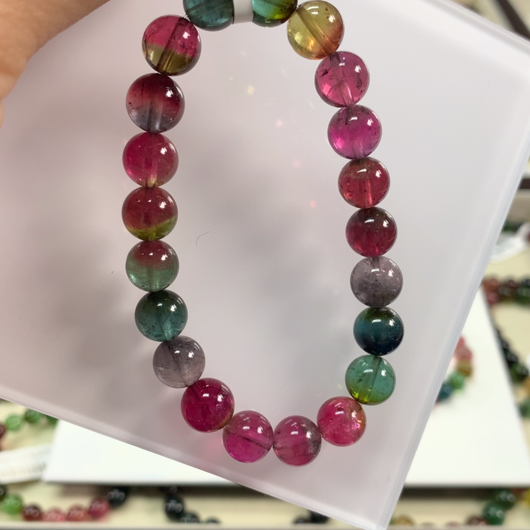 碧玺手链未镶嵌抖*9➕