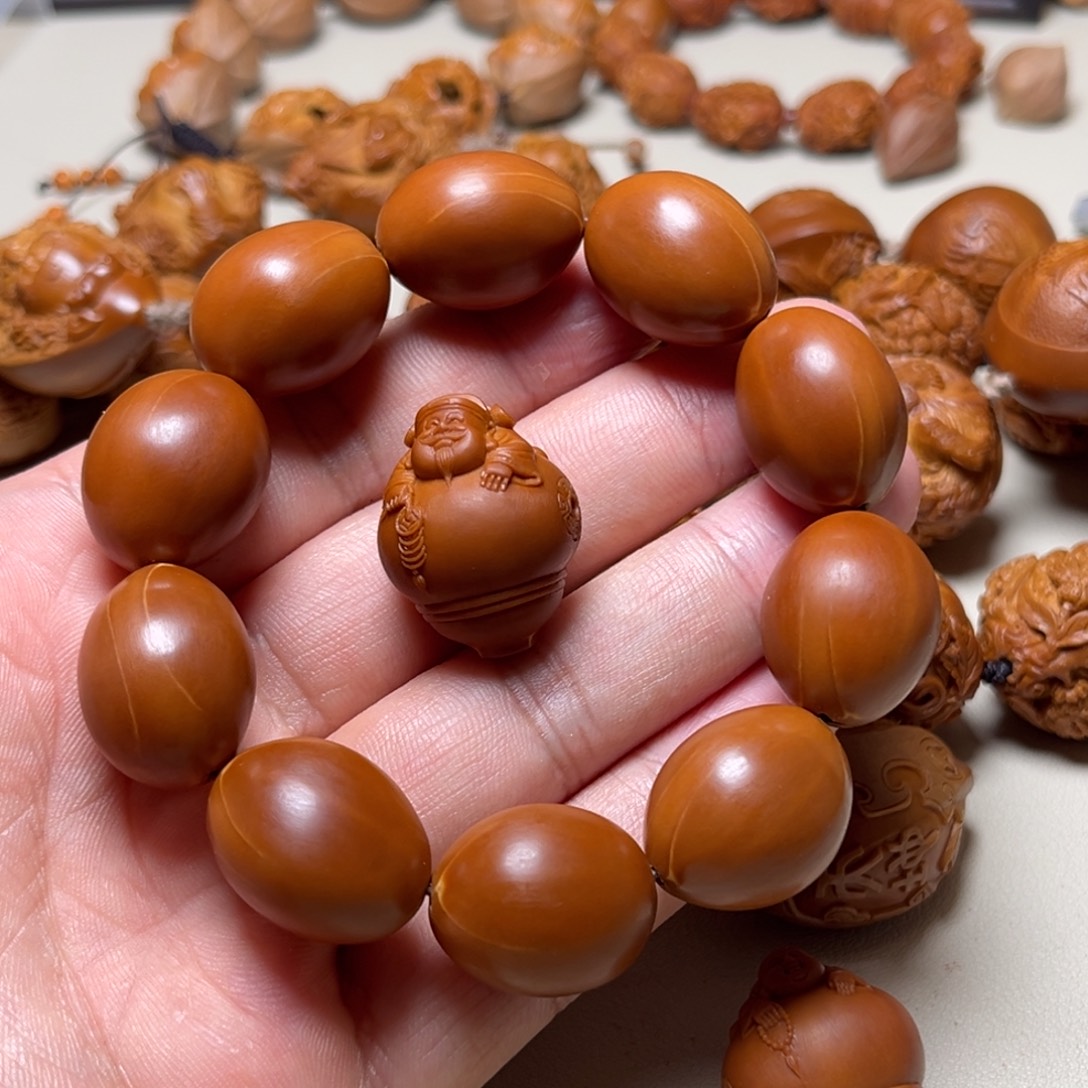 败***柔橄榄核手串橄榄核