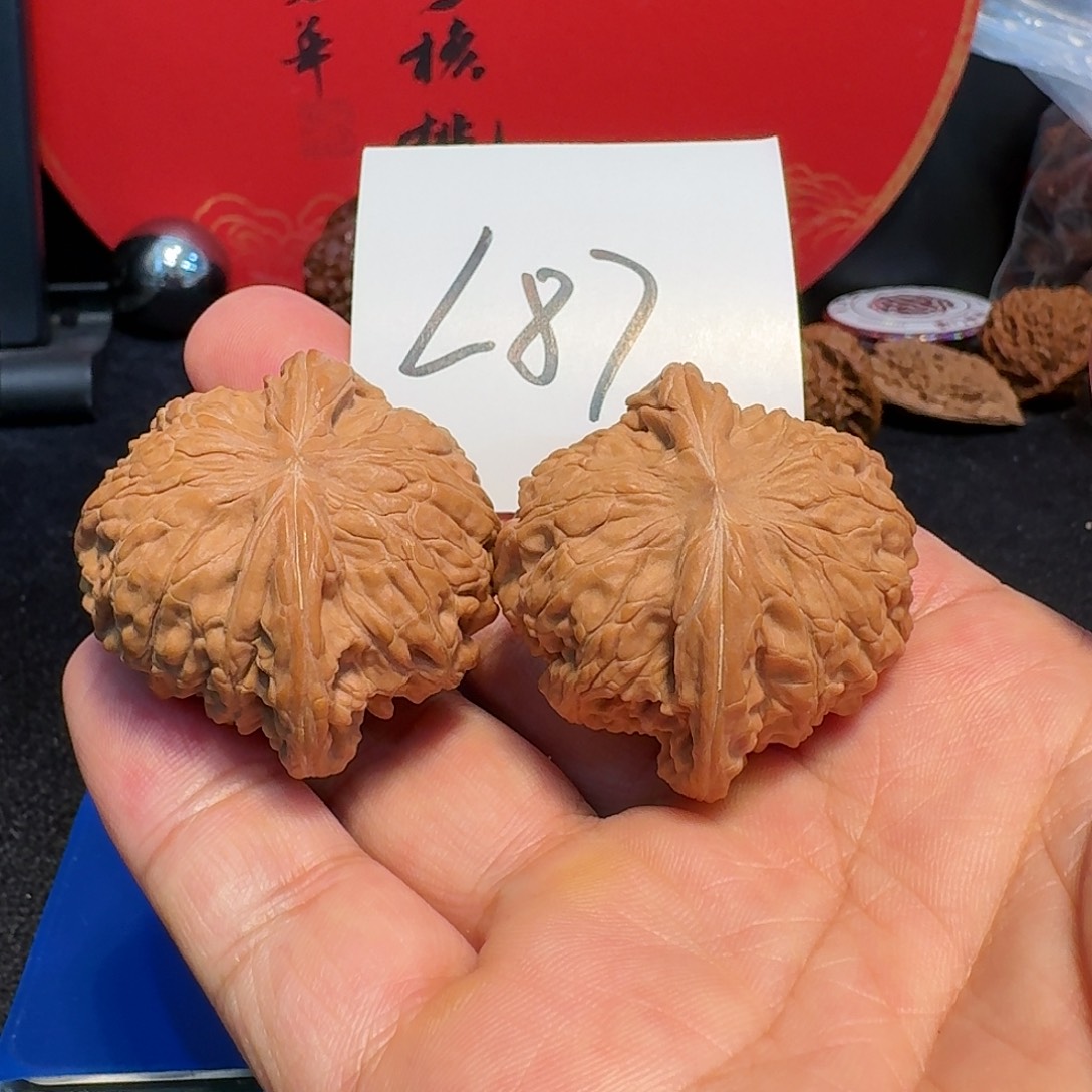 文玩核桃把件4 l磨盘